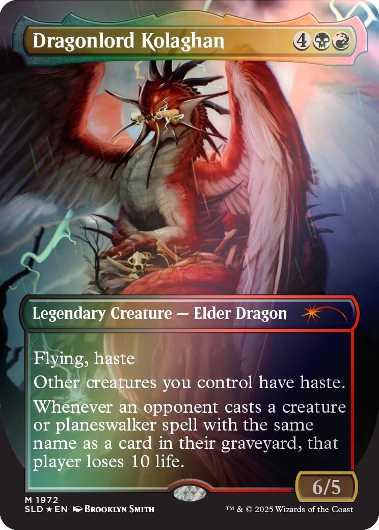 Dragonlord Kolaghan (1972) (Rainbow Foil) [Secret Lair Drop Series] | Mega City Incorporated
