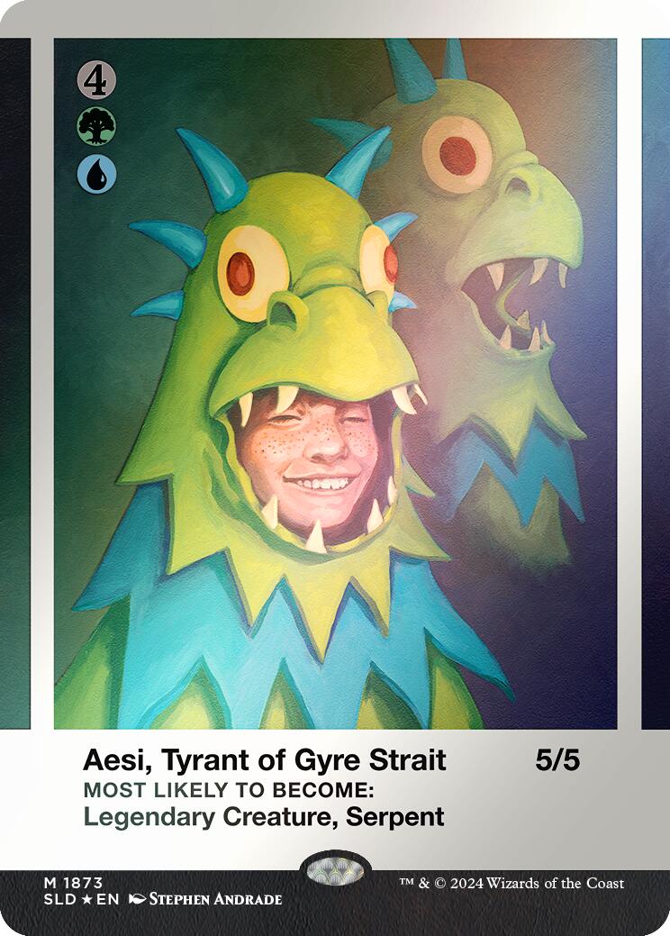 Aesi, Tyrant of Gyre Strait (Rainbow Foil) [Secret Lair Drop Series] | Mega City Incorporated