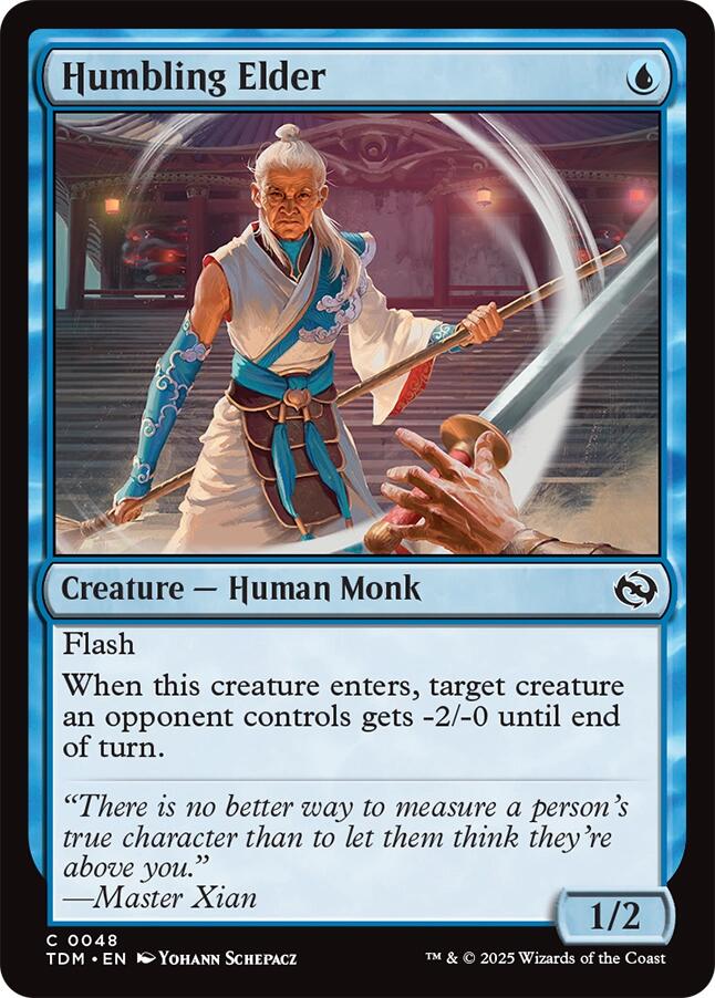 Humbling Elder [Tarkir: Dragonstorm] | Mega City Incorporated