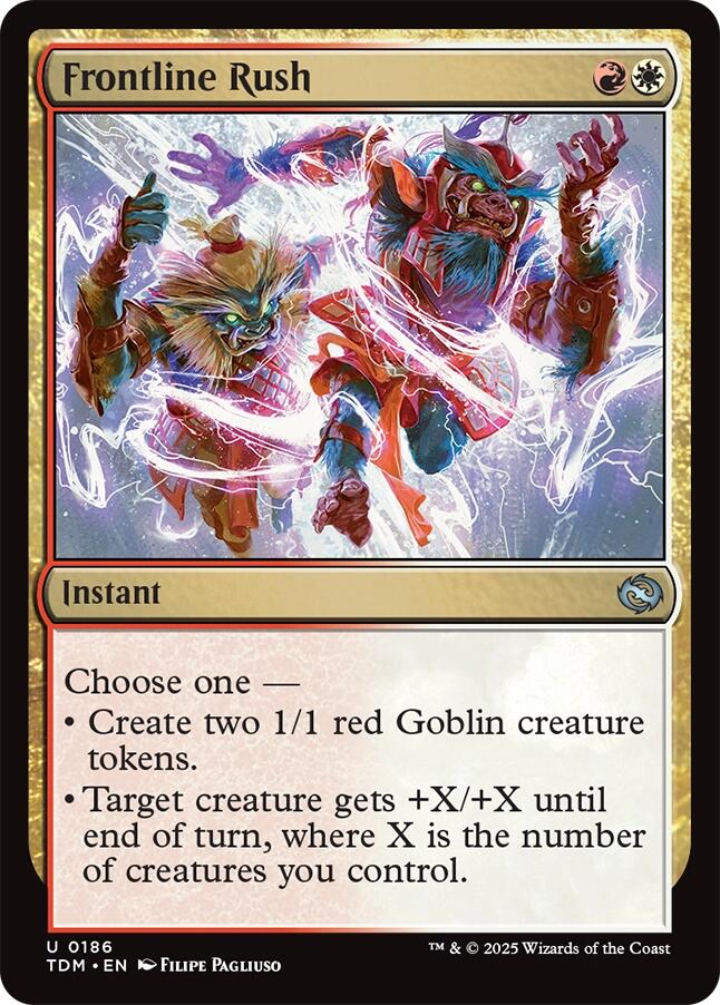 Frontline Rush [Tarkir: Dragonstorm] | Mega City Incorporated