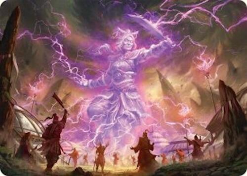 Smile at Death Art Card (4/54) [Tarkir: Dragonstorm Art Series] | Mega City Incorporated