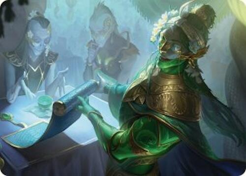 Sibsig Appraiser Art Card (8/54) [Tarkir: Dragonstorm Art Series] | Mega City Incorporated