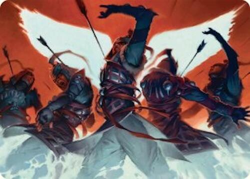 Desperate Measures Art Card (11/54) [Tarkir: Dragonstorm Art Series] | Mega City Incorporated