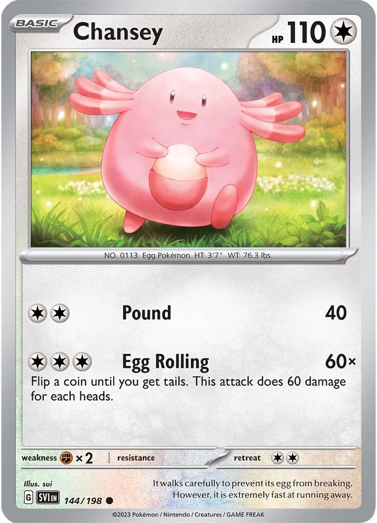 Chansey (144/198) [Scarlet & Violet: Base Set] | Mega City Incorporated