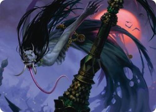 Qarsi Revenant Art Card (12/54) [Tarkir: Dragonstorm Art Series] | Mega City Incorporated