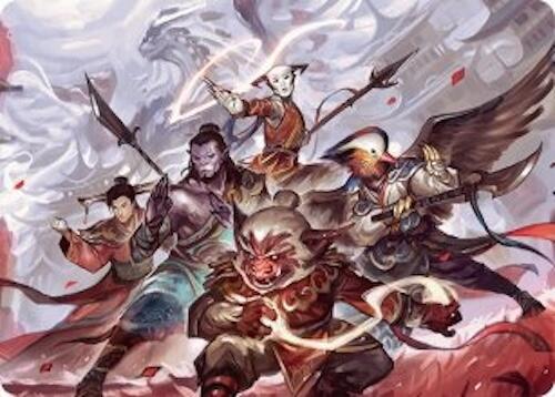 Will of the Jeskai Art Card (54/54) [Tarkir: Dragonstorm Art Series] | Mega City Incorporated