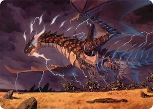 Neriv, Heart of the Storm Art Card (25/54) [Tarkir: Dragonstorm Art Series] | Mega City Incorporated