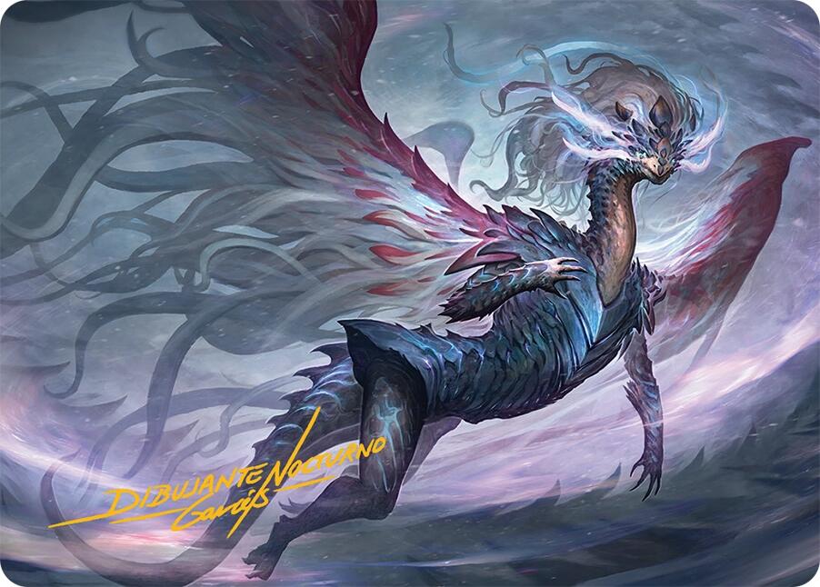 Shiko, Paragon of the Way Art Card (37/54) (Gold-Stamped Signature) [Tarkir: Dragonstorm Art Series] | Mega City Incorporated