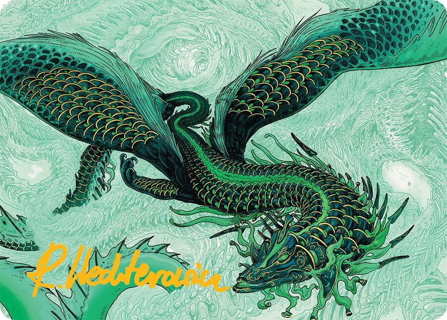 Teval, Arbiter of Virtue Art Card (38/54) (Gold-Stamped Signature) [Tarkir: Dragonstorm Art Series] | Mega City Incorporated