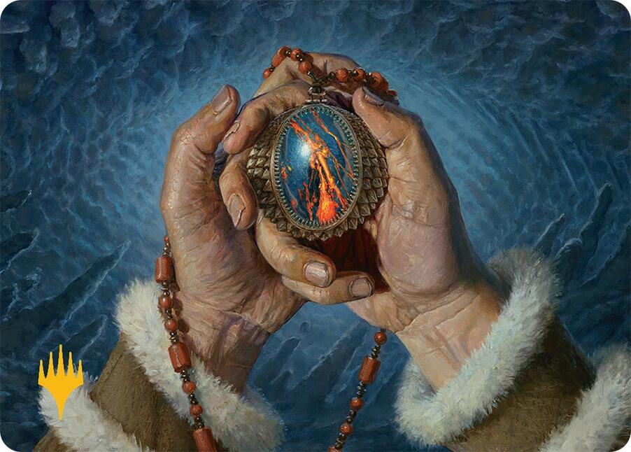 Mox Jasper Art Card (28/54) (Gold-Stamped) [Tarkir: Dragonstorm Art Series] | Mega City Incorporated