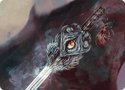 Dragonfire Blade Art Card (40/54) [Tarkir: Dragonstorm Art Series] | Mega City Incorporated