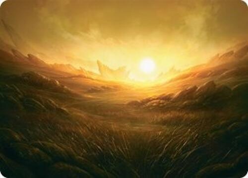 Plains Art Card (31/54) [Tarkir: Dragonstorm Art Series] | Mega City Incorporated