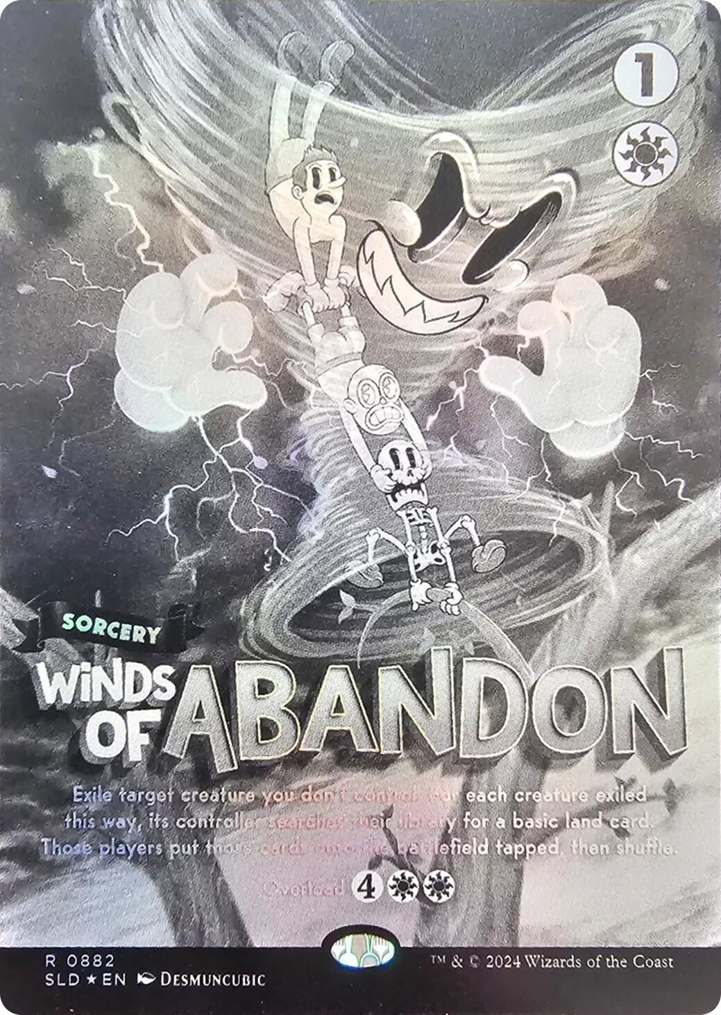 Winds of Abandon (Black & White Foil) [Secret Lair Drop Series] | Mega City Incorporated