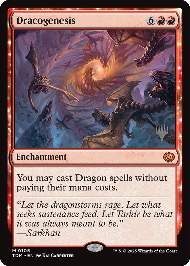Dracogenesis [Tarkir: Dragonstorm Promos] | Mega City Incorporated
