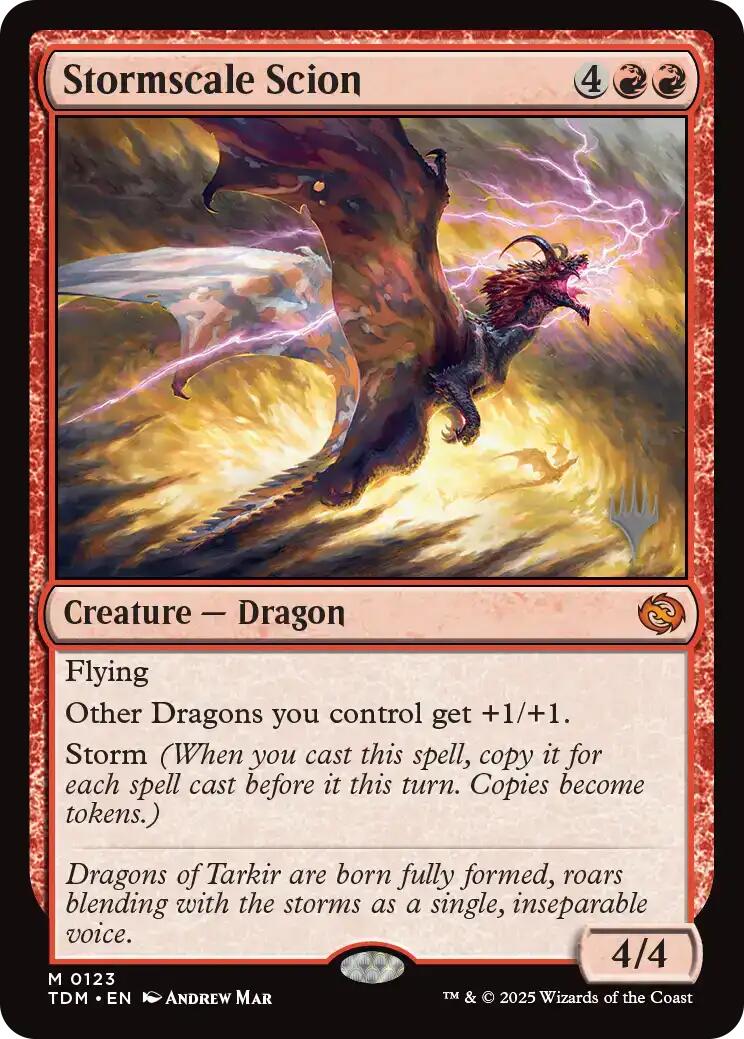 Stormscale Scion [Tarkir: Dragonstorm Promos] | Mega City Incorporated