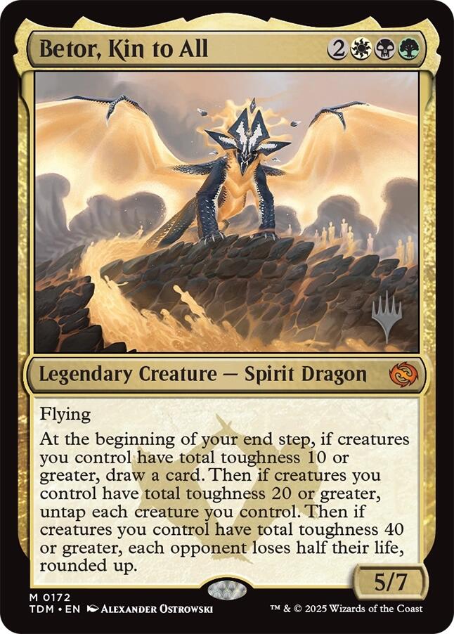 Betor, Kin to All [Tarkir: Dragonstorm Promos] | Mega City Incorporated