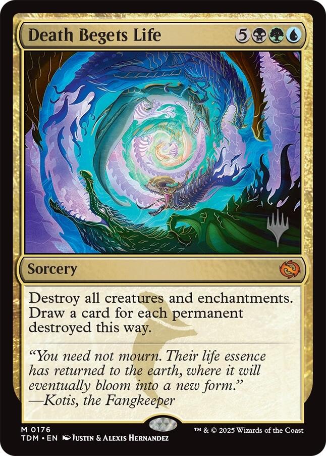 Death Begets Life [Tarkir: Dragonstorm Promos] | Mega City Incorporated