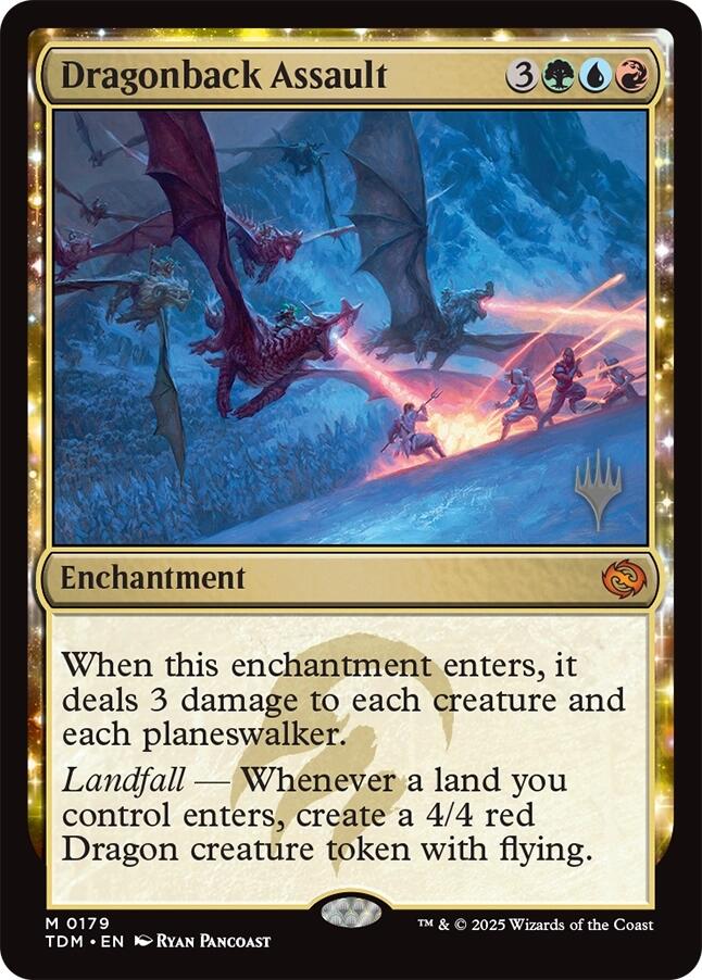 Dragonback Assault [Tarkir: Dragonstorm Promos] | Mega City Incorporated