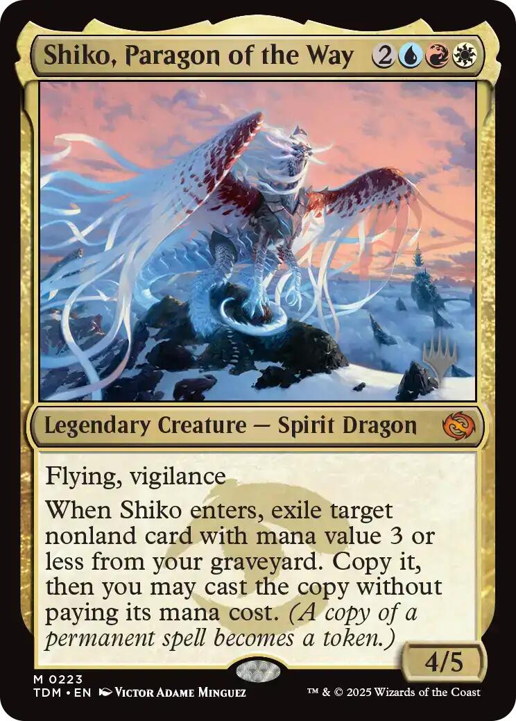 Shiko, Paragon of the Way [Tarkir: Dragonstorm Promos] | Mega City Incorporated