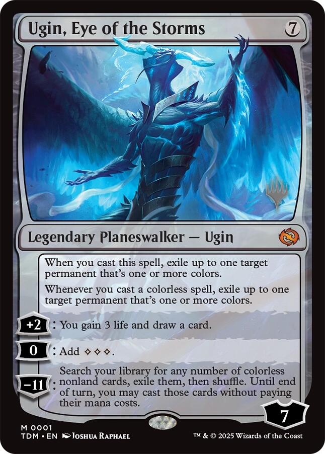 Ugin, Eye of the Storms [Tarkir: Dragonstorm Promos] | Mega City Incorporated