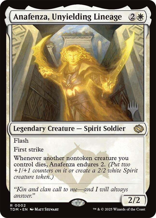 Anafenza, Unyielding Lineage [Tarkir: Dragonstorm Promos] | Mega City Incorporated