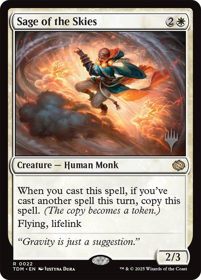 Sage of the Skies [Tarkir: Dragonstorm Promos] | Mega City Incorporated