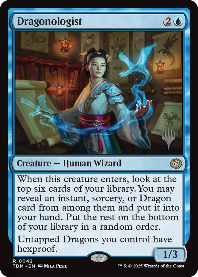 Dragonologist [Tarkir: Dragonstorm Promos] | Mega City Incorporated