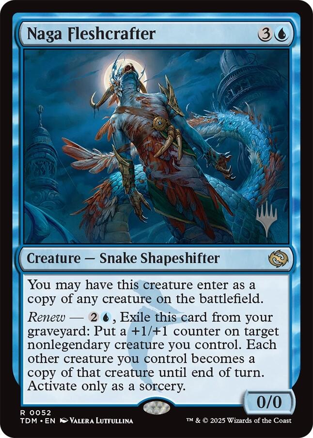 Naga Fleshcrafter [Tarkir: Dragonstorm Promos] | Mega City Incorporated
