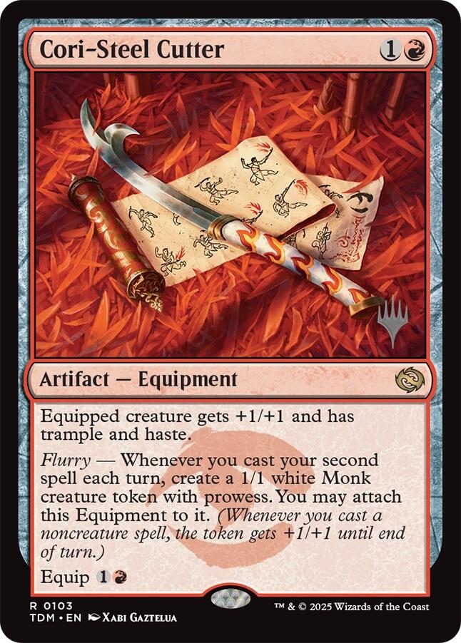 Cori-Steel Cutter [Tarkir: Dragonstorm Promos] | Mega City Incorporated