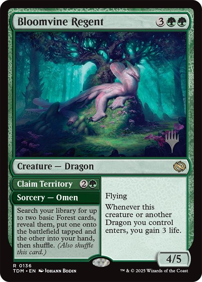 Bloomvine Regent [Tarkir: Dragonstorm Promos] | Mega City Incorporated