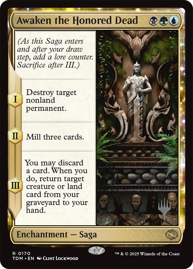 Awaken the Honored Dead [Tarkir: Dragonstorm Promos] | Mega City Incorporated
