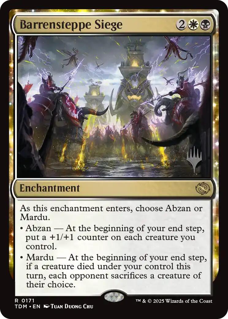 Barrensteppe Siege [Tarkir: Dragonstorm Promos] | Mega City Incorporated