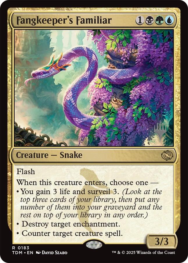Fangkeeper's Familiar [Tarkir: Dragonstorm Promos] | Mega City Incorporated
