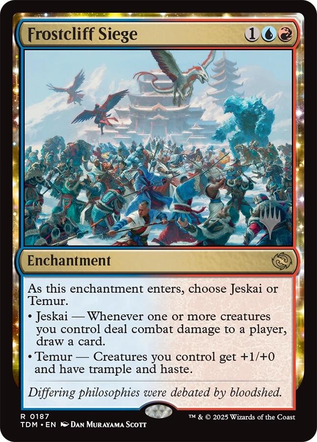 Frostcliff Siege [Tarkir: Dragonstorm Promos] | Mega City Incorporated