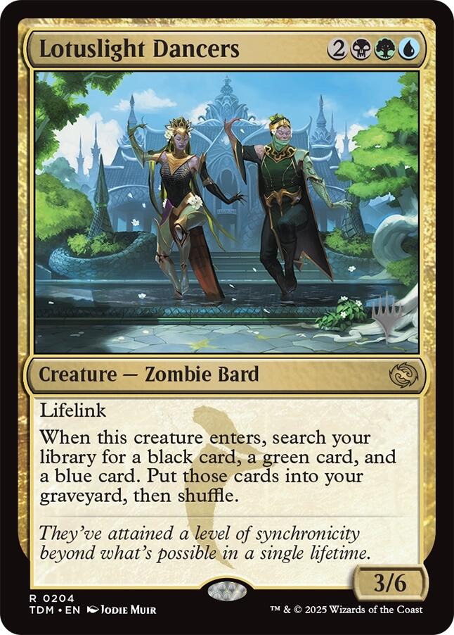 Lotuslight Dancers [Tarkir: Dragonstorm Promos] | Mega City Incorporated