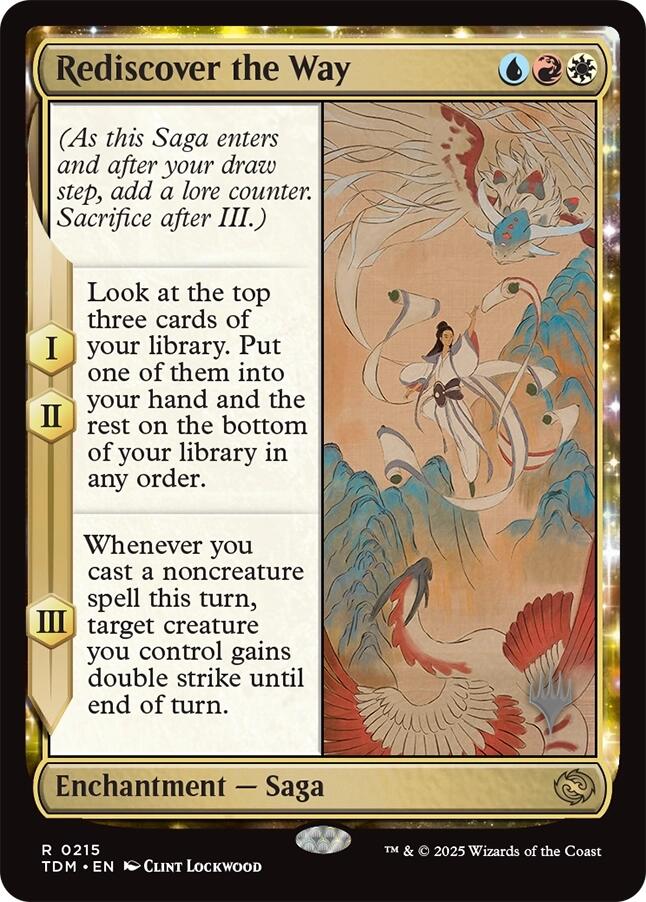 Rediscover the Way [Tarkir: Dragonstorm Promos] | Mega City Incorporated