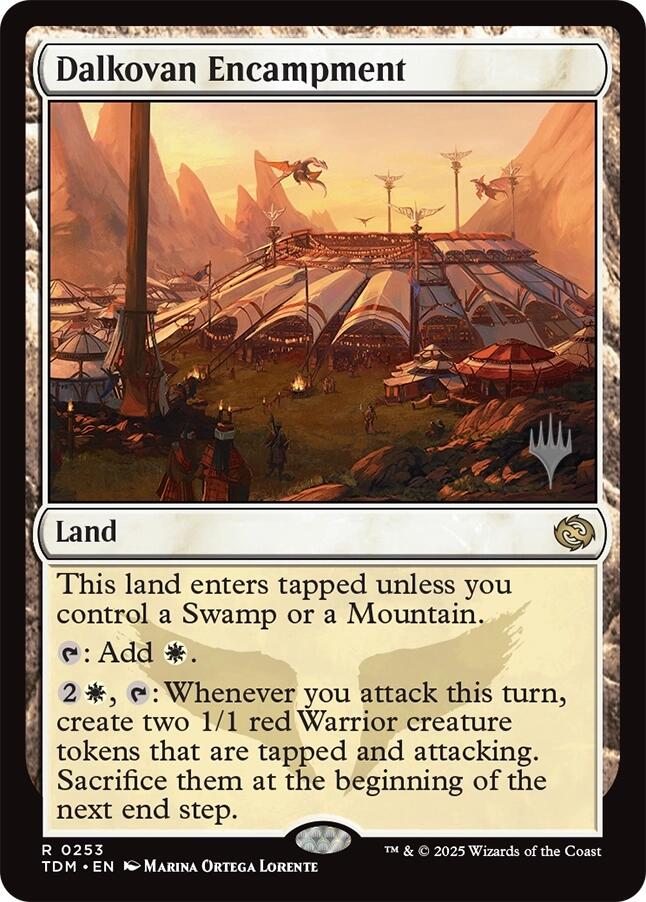 Dalkovan Encampment [Tarkir: Dragonstorm Promos] | Mega City Incorporated