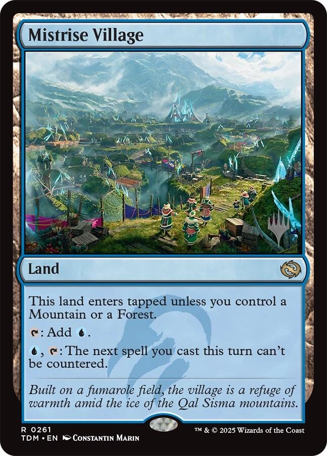 Mistrise Village [Tarkir: Dragonstorm Promos] | Mega City Incorporated