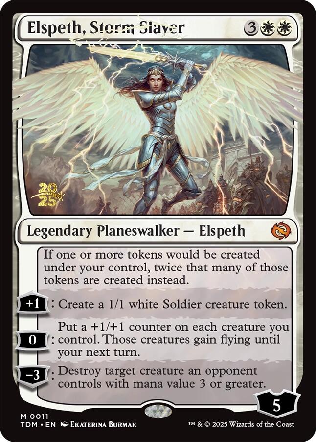 Elspeth, Storm Slayer [Tarkir: Dragonstorm Prerelease Promos] | Mega City Incorporated