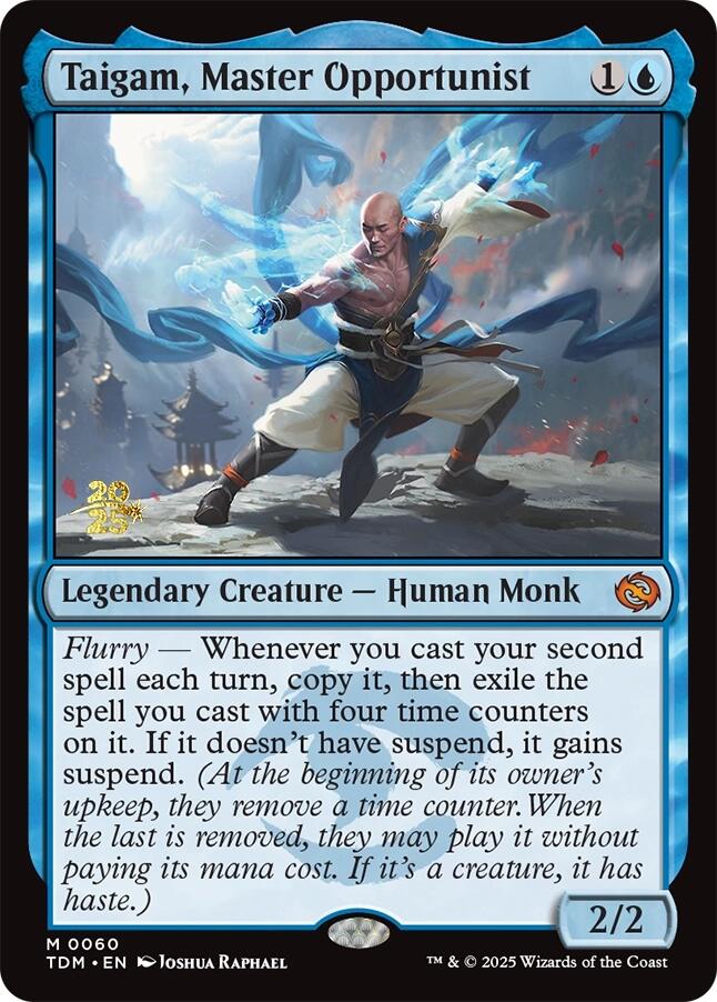 Taigam, Master Opportunist [Tarkir: Dragonstorm Prerelease Promos] | Mega City Incorporated