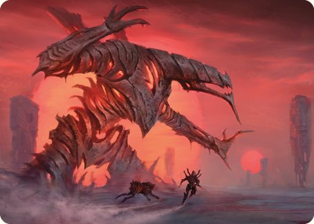 Red Sun's Zenith Art Card [Phyrexia: All Will Be One Art Series] | Mega City Incorporated