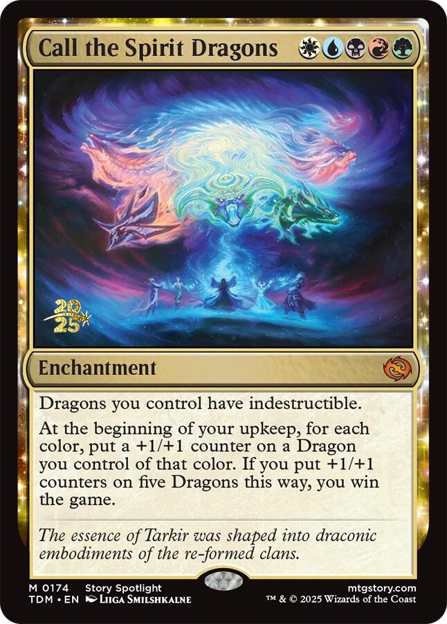 Call the Spirit Dragons [Tarkir: Dragonstorm Prerelease Promos] | Mega City Incorporated