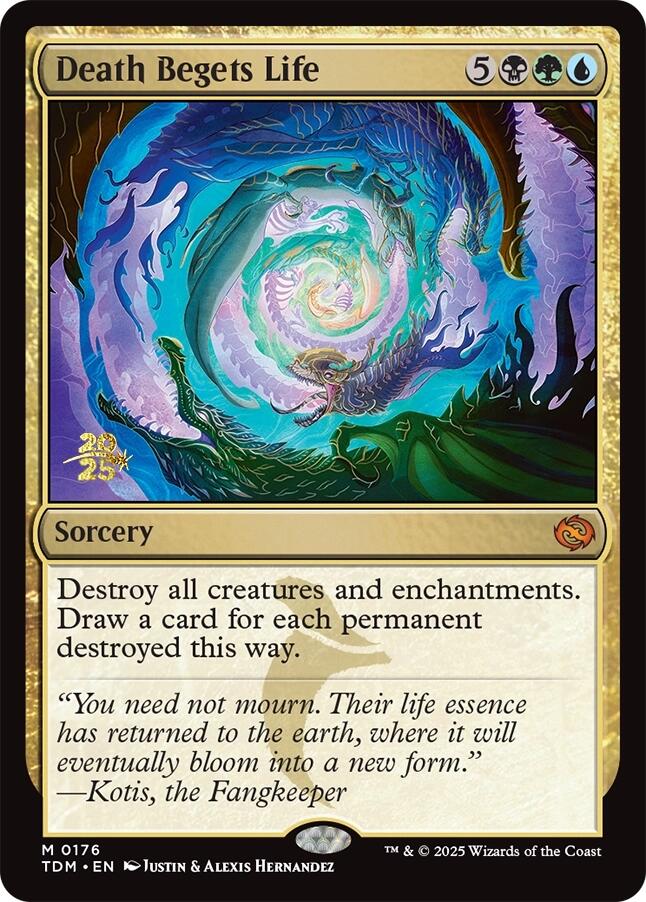 Death Begets Life [Tarkir: Dragonstorm Prerelease Promos] | Mega City Incorporated