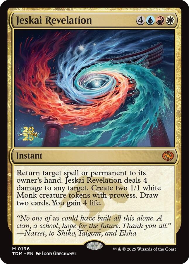 Jeskai Revelation [Tarkir: Dragonstorm Prerelease Promos] | Mega City Incorporated