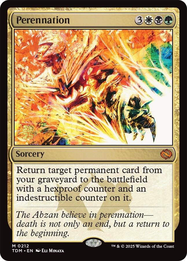 Perennation [Tarkir: Dragonstorm Prerelease Promos] | Mega City Incorporated