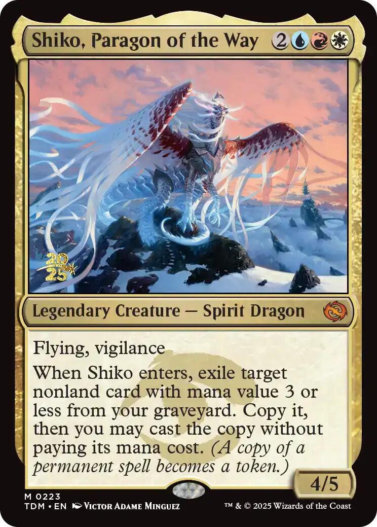 Shiko, Paragon of the Way [Tarkir: Dragonstorm Prerelease Promos] | Mega City Incorporated