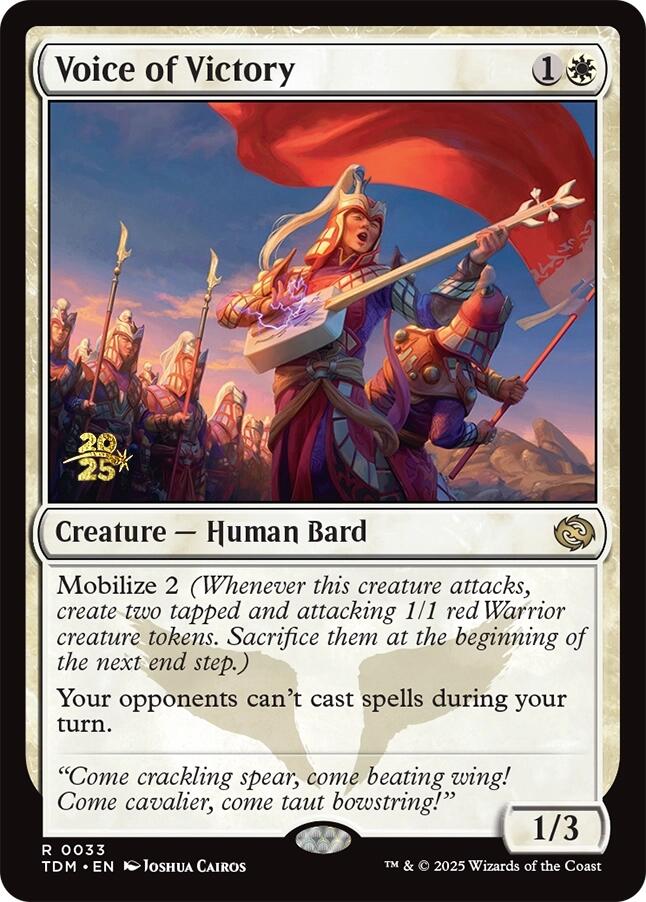 Voice of Victory [Tarkir: Dragonstorm Prerelease Promos] | Mega City Incorporated