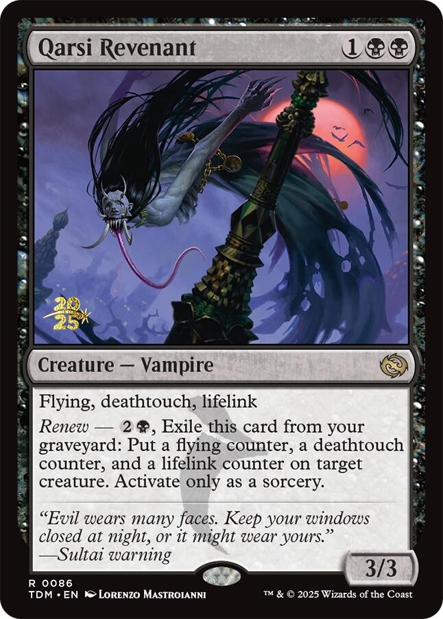 Qarsi Revenant [Tarkir: Dragonstorm Prerelease Promos] | Mega City Incorporated