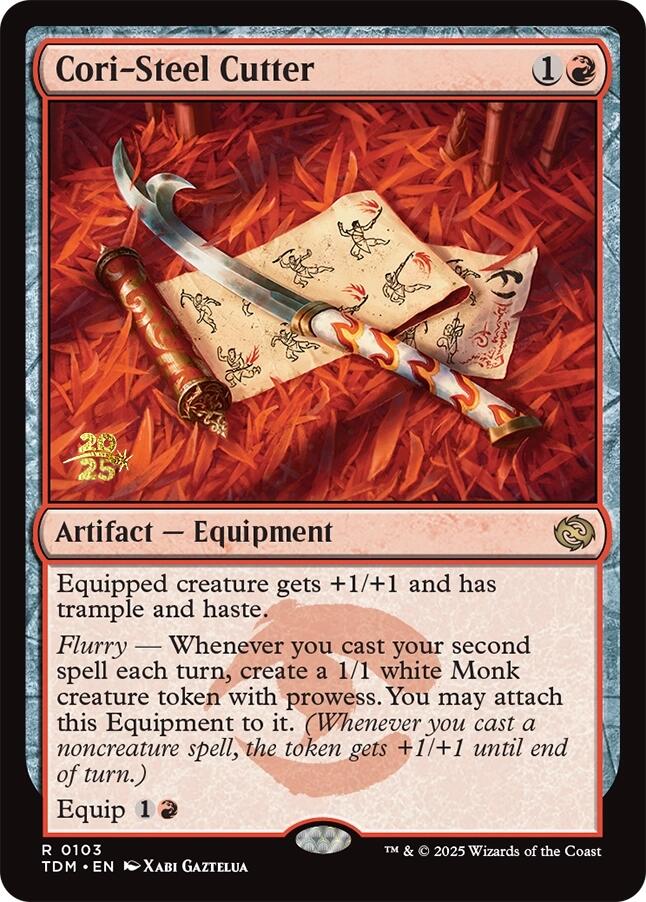 Cori-Steel Cutter [Tarkir: Dragonstorm Prerelease Promos] | Mega City Incorporated