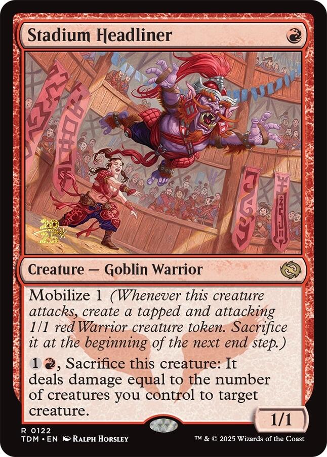 Stadium Headliner [Tarkir: Dragonstorm Prerelease Promos] | Mega City Incorporated